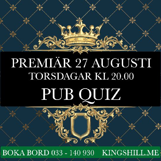 Premiär för Quiz på Kings Hill