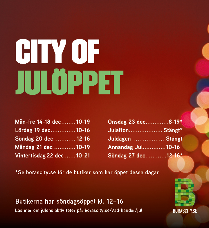 Julöppet i Borås City