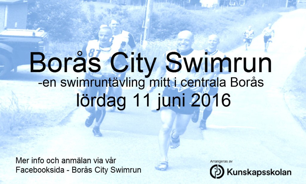 Borås City Swimrun 11 juni