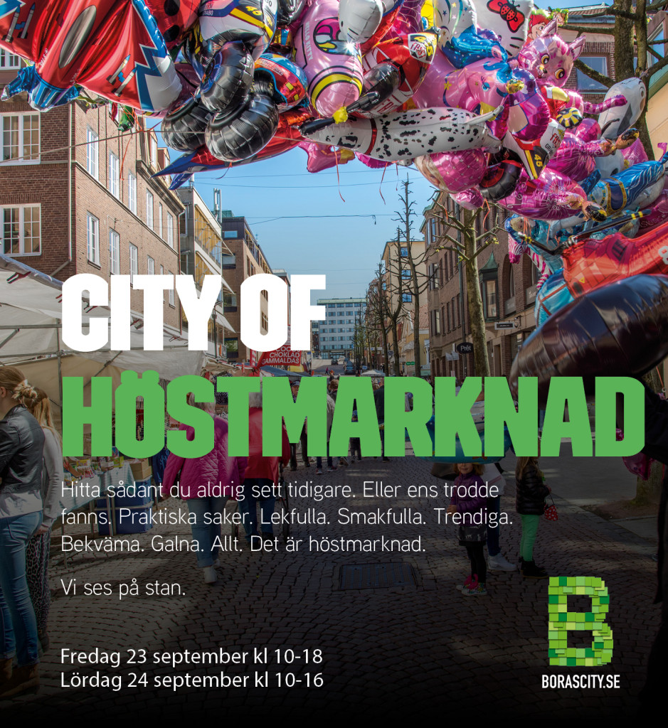 Höstmarknad i Borås City 23-24 september