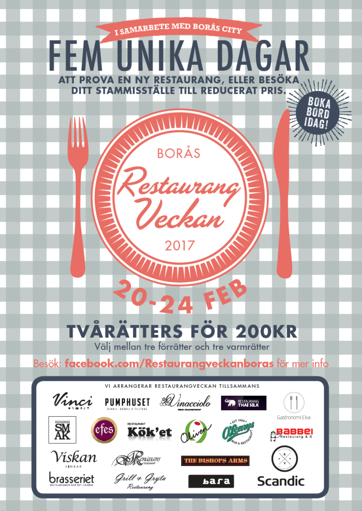 Restaurangveckan 2017 20-24 februari