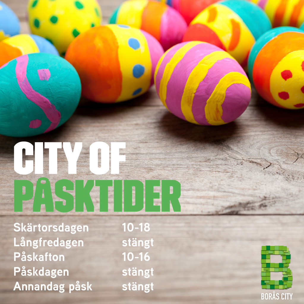 Påskparad i Borås City på påskafton