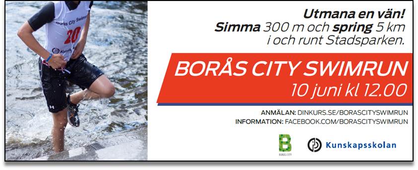 Borås City Swimrun 10 juni