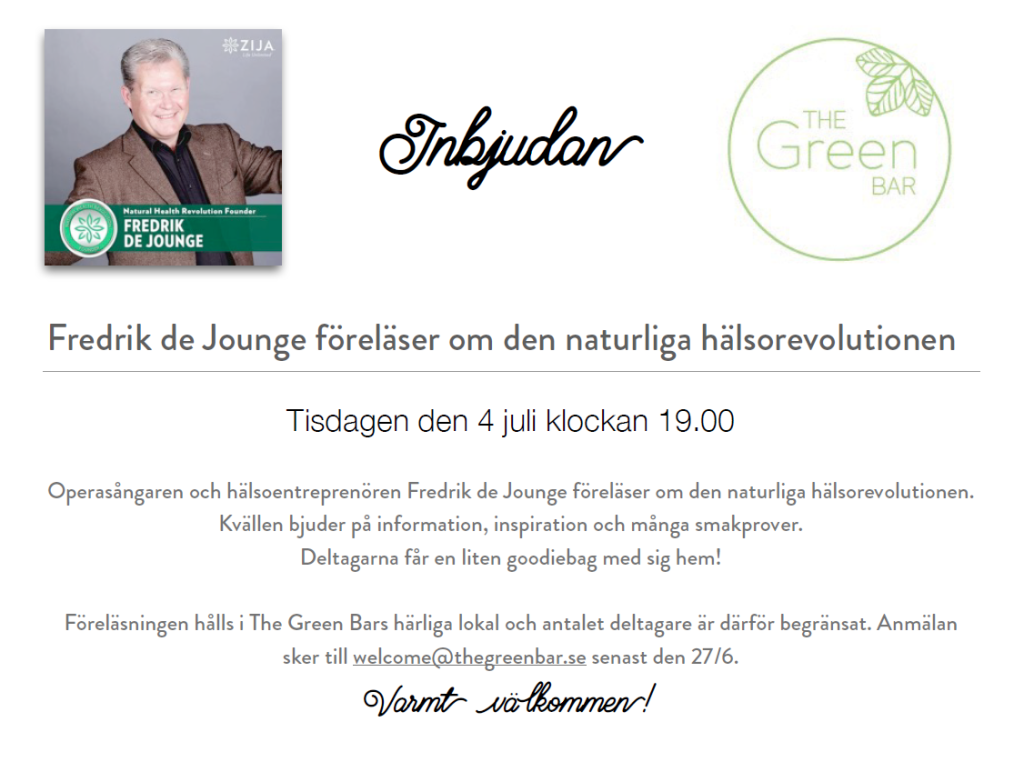 Inspirationsföreläsning på The Green Bar