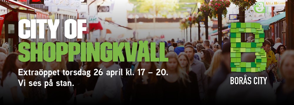 Shoppingkväll i Borås City