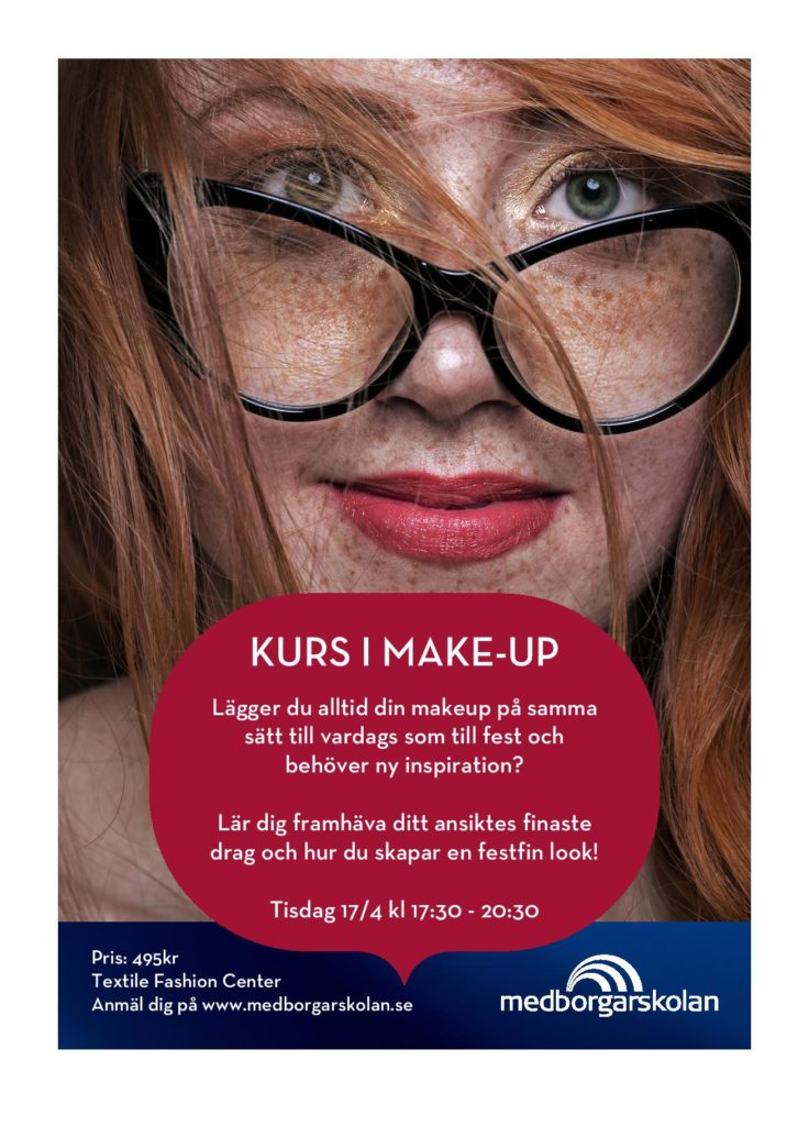 Kurs i make-up med Medborgarskolan Väst