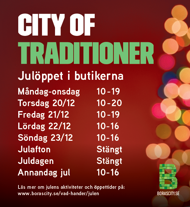 Julöppet i butikerna