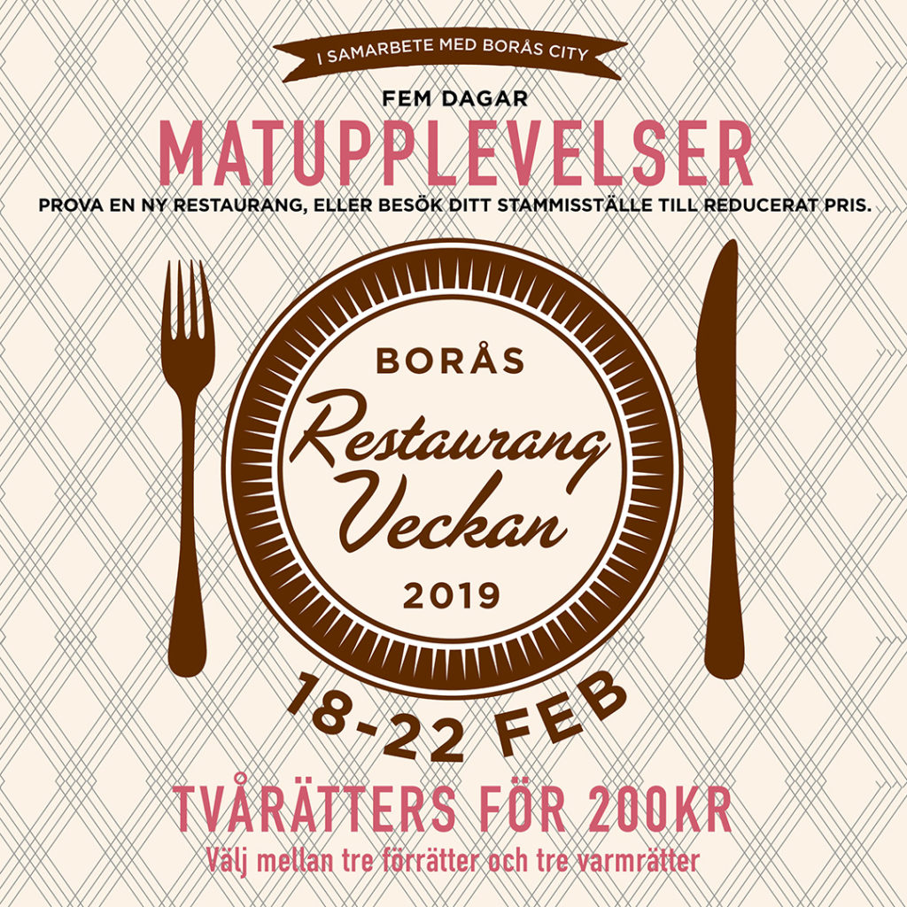 Menyerna för Restaurangveckan 2019 är nu släppta!